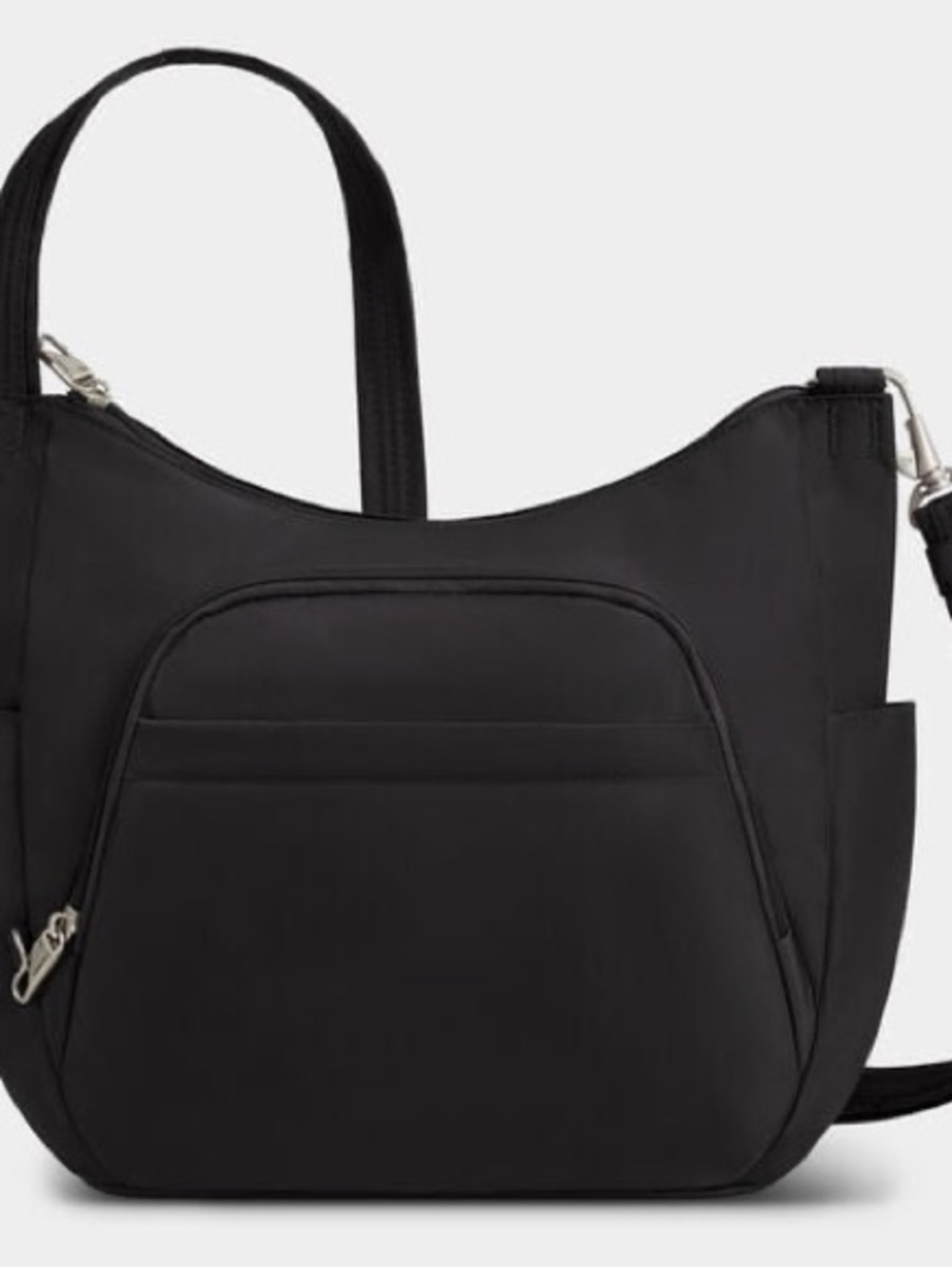 Travelon crossbody purse Bag with Front & back Zip Pocket & locking zipper